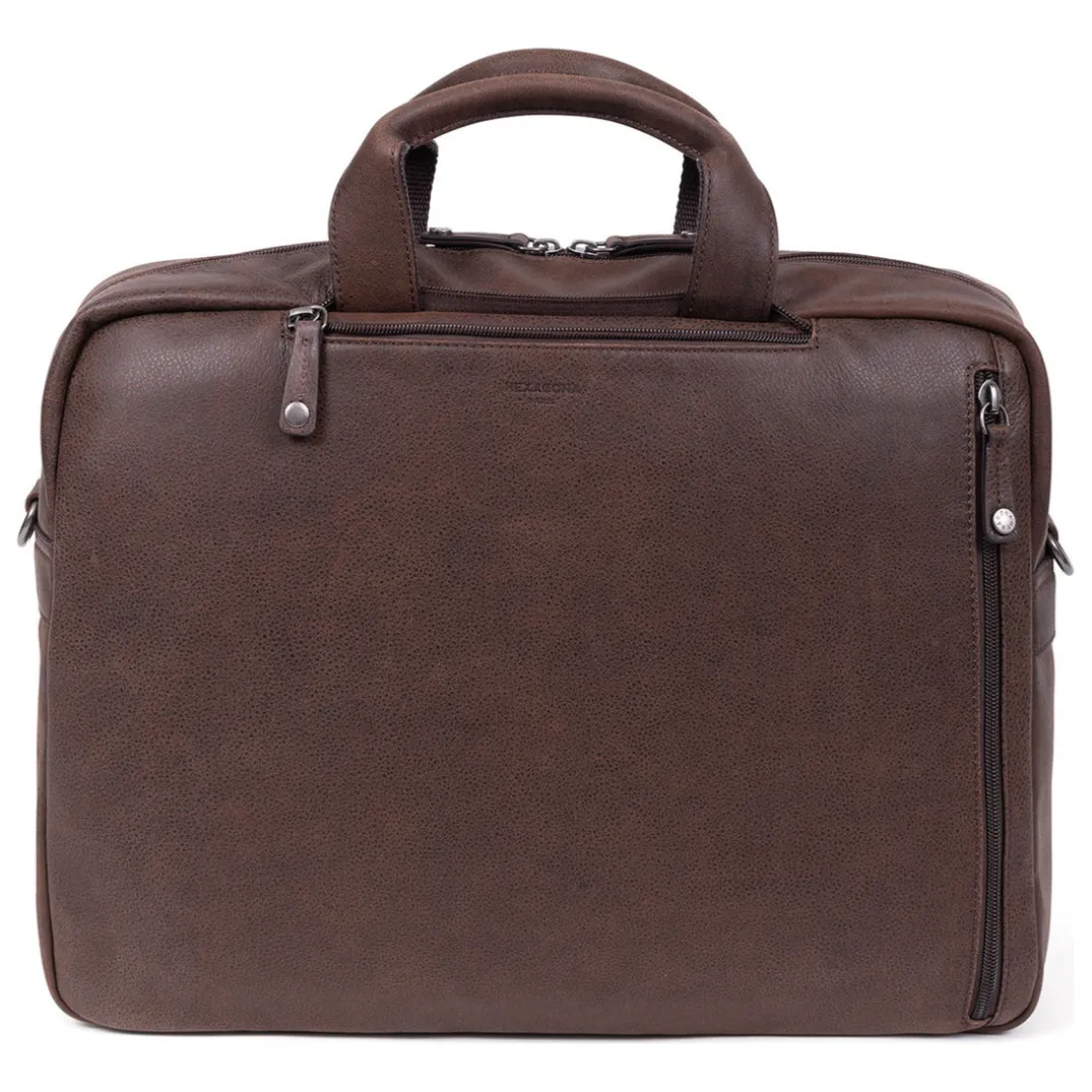Sac transformable 15'' & A4 Cuir INSTINCT Marron