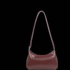 Sac trotteur bordeaux en cuir
