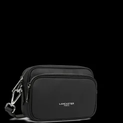 Sac trotteur Zippé Donna Ama noir en cuir