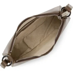 Sac trotteur Zippé Suave Ace marron en cuir
