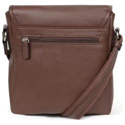 Sacoche Cuir CONFORT Chocolat Sven