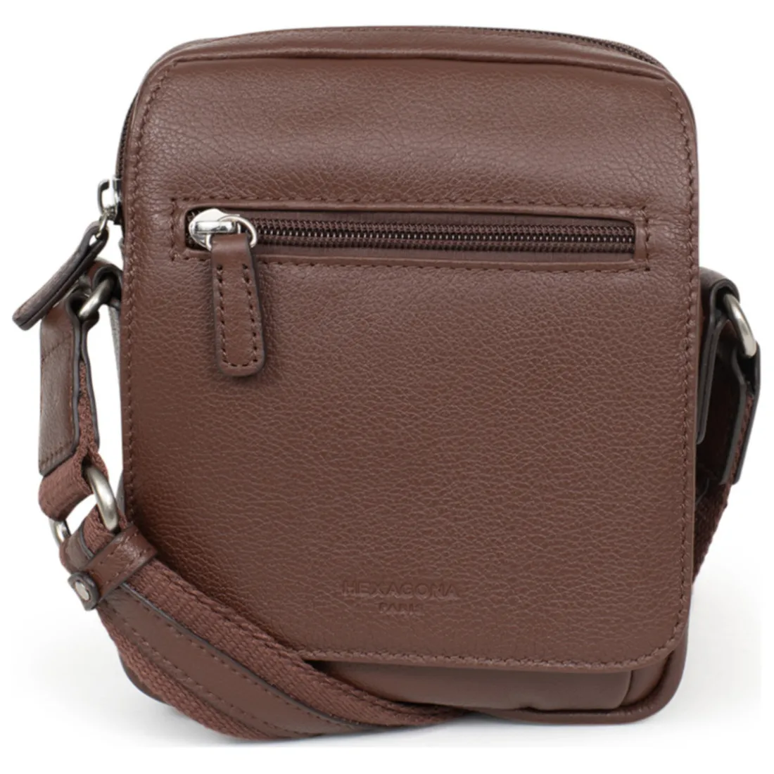 Sacoche Cuir CONFORT Chocolat Seth
