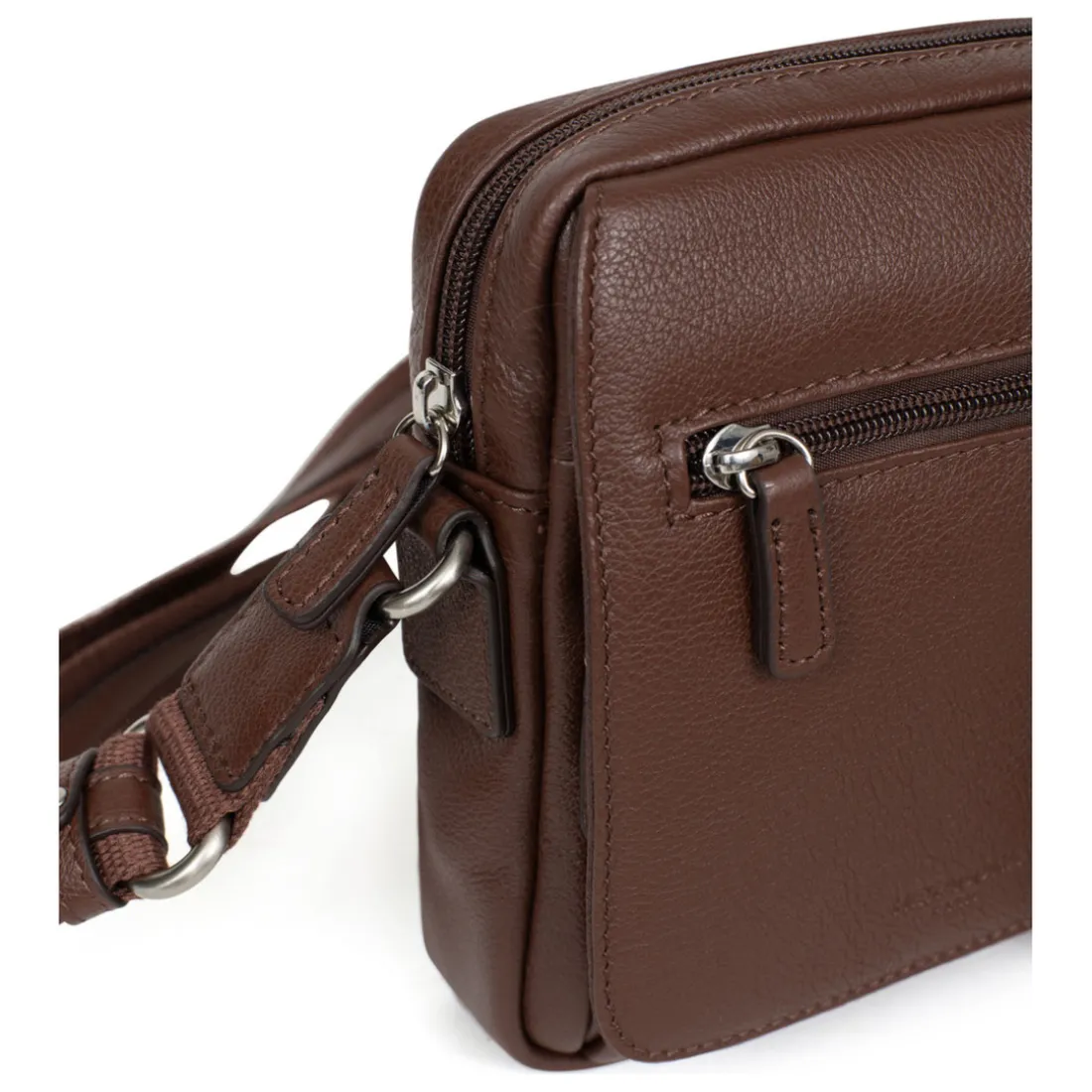 Sacoche Cuir CONFORT Chocolat Seth