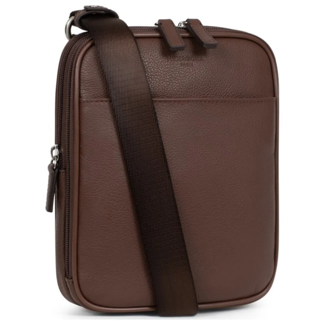 Sacoche Cuir CONFORT Chocolat Carl