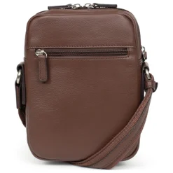 Sacoche Cuir CONFORT Chocolat Elijah