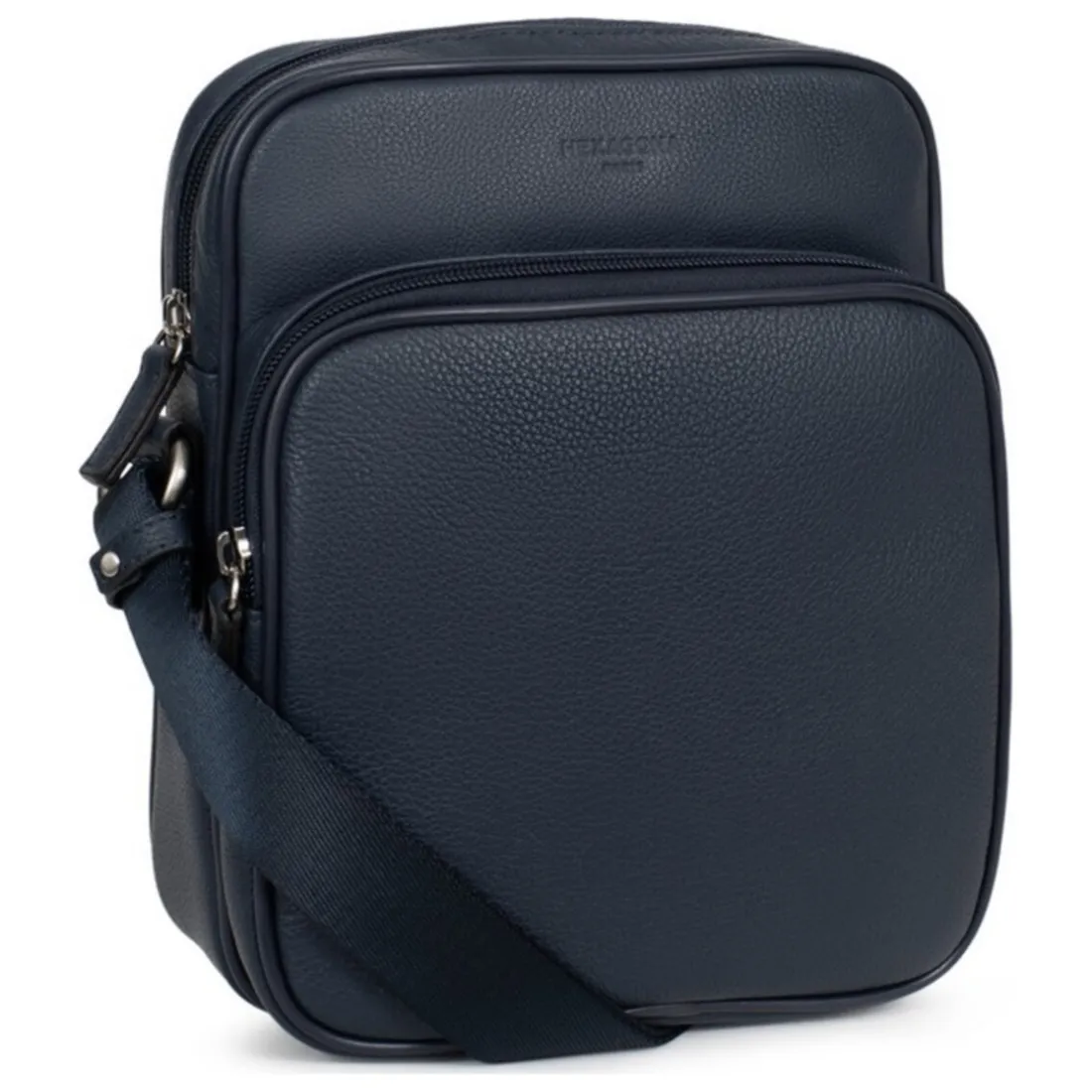 Sacoche Cuir CONFORT Marine Val