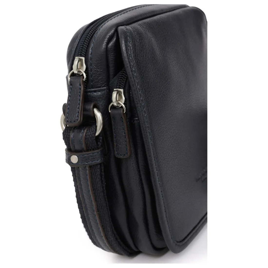 Sacoche Cuir CONFORT Marine Xan