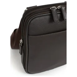 Sacoche Cuir CONFORT Marron foncé Ward
