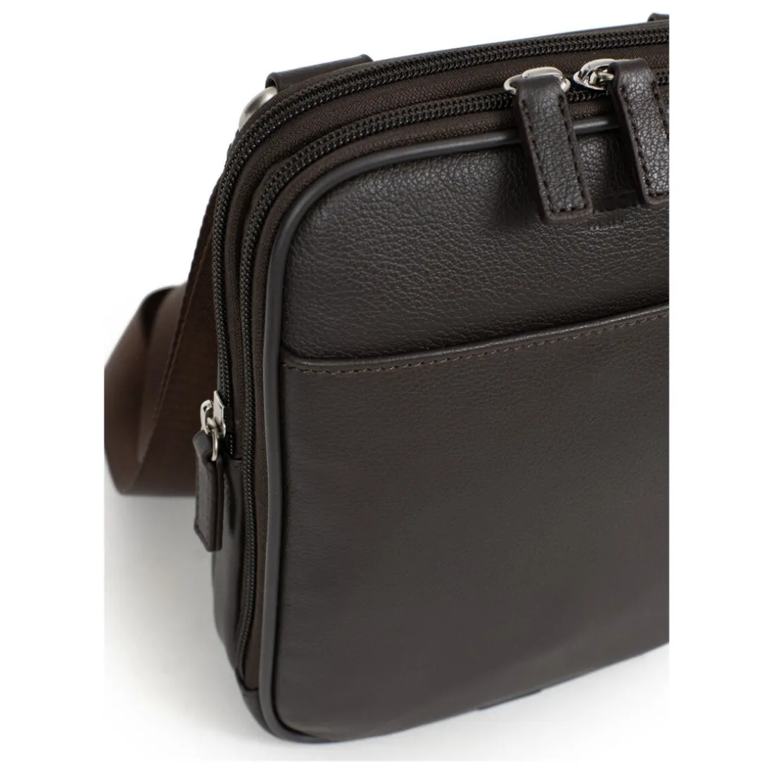 Sacoche Cuir CONFORT Marron foncé Ward