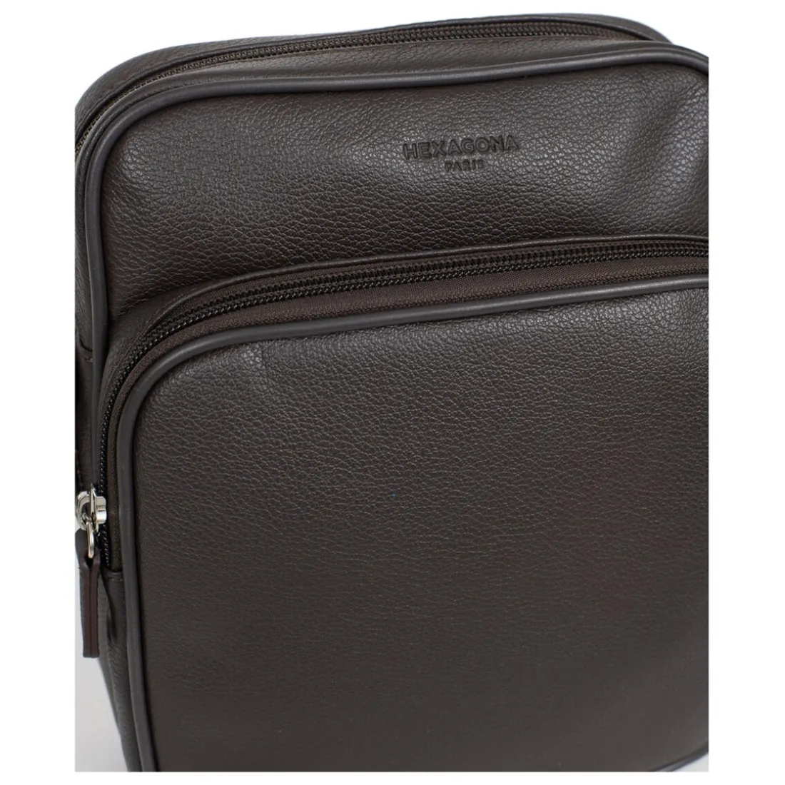 Sacoche Cuir CONFORT Marron foncé Anis