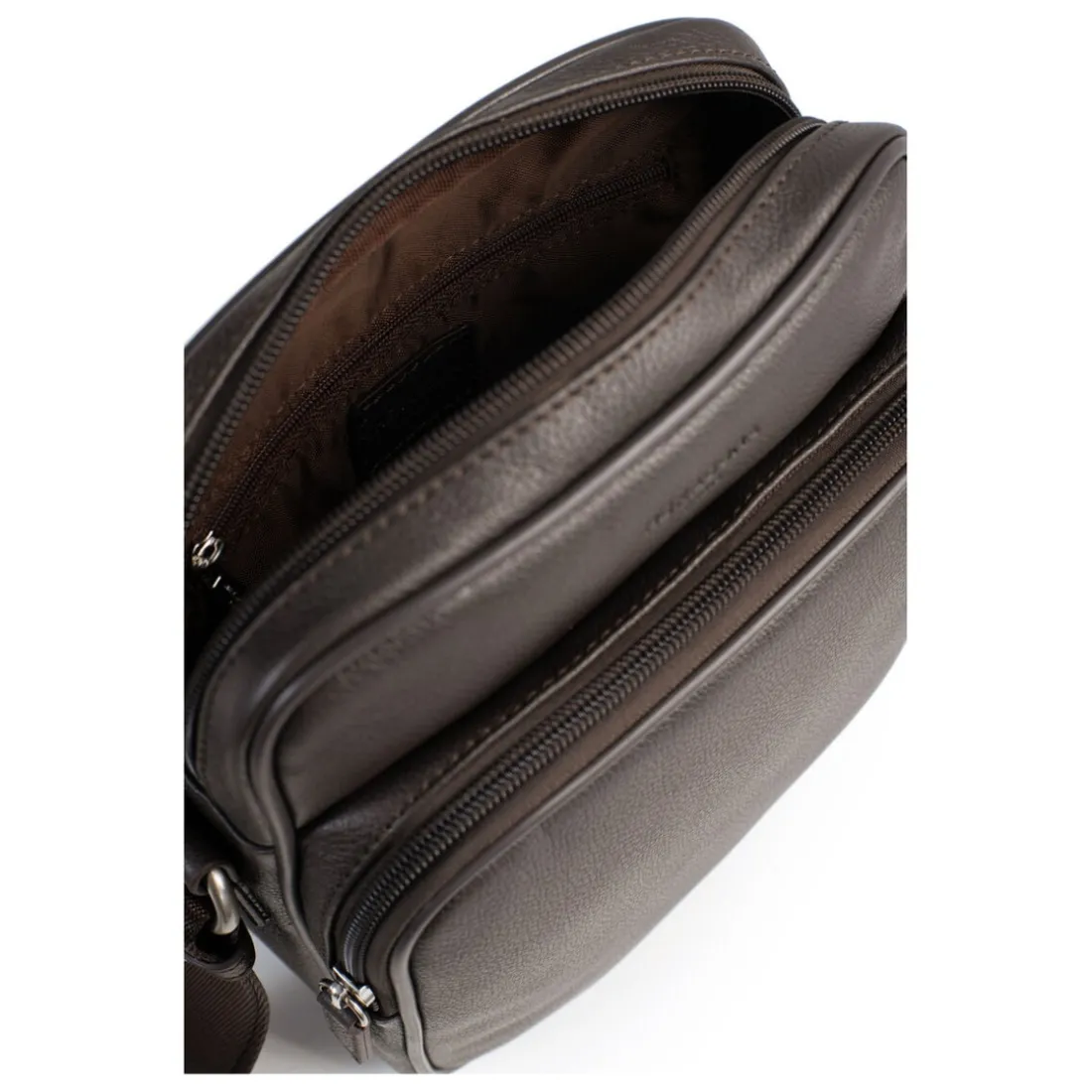 Sacoche Cuir CONFORT Marron foncé Anis