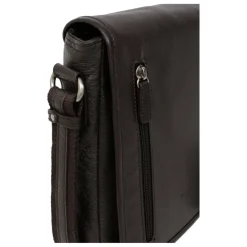 Sacoche Cuir CONFORT Marron foncé Zeke