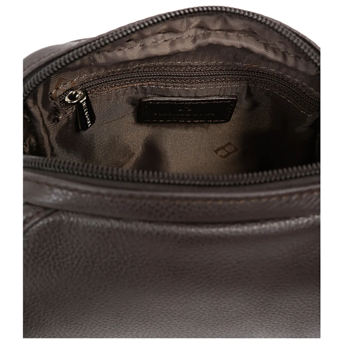 Sacoche Cuir CONFORT Marron foncé Leo