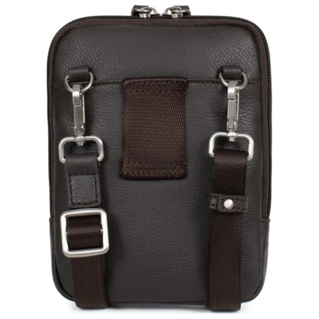 Sacoche Cuir CONFORT Marron foncé Dax