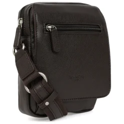 Sacoche Cuir CONFORT Marron foncé Quip