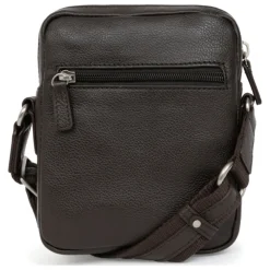 Sacoche Cuir CONFORT Marron foncé Quip