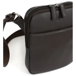 Sacoche Cuir CONFORT Marron foncé Pip