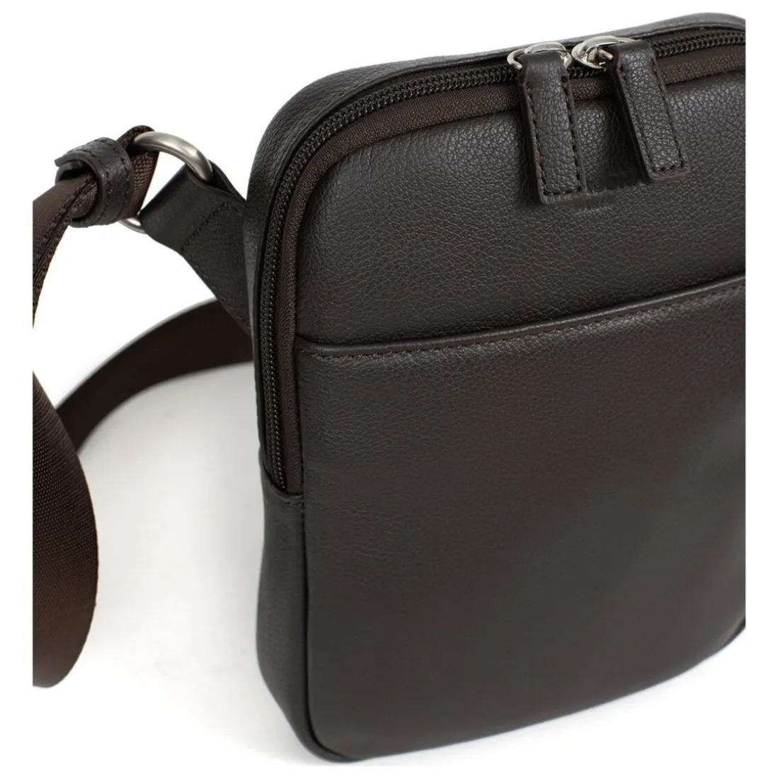 Sacoche Cuir CONFORT Marron foncé Pip