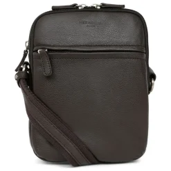 Sacoche Cuir CONFORT Marron foncé Nate