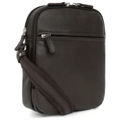 Sacoche Cuir CONFORT Marron foncé Nate