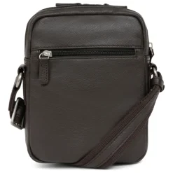 Sacoche Cuir CONFORT Marron foncé Nate
