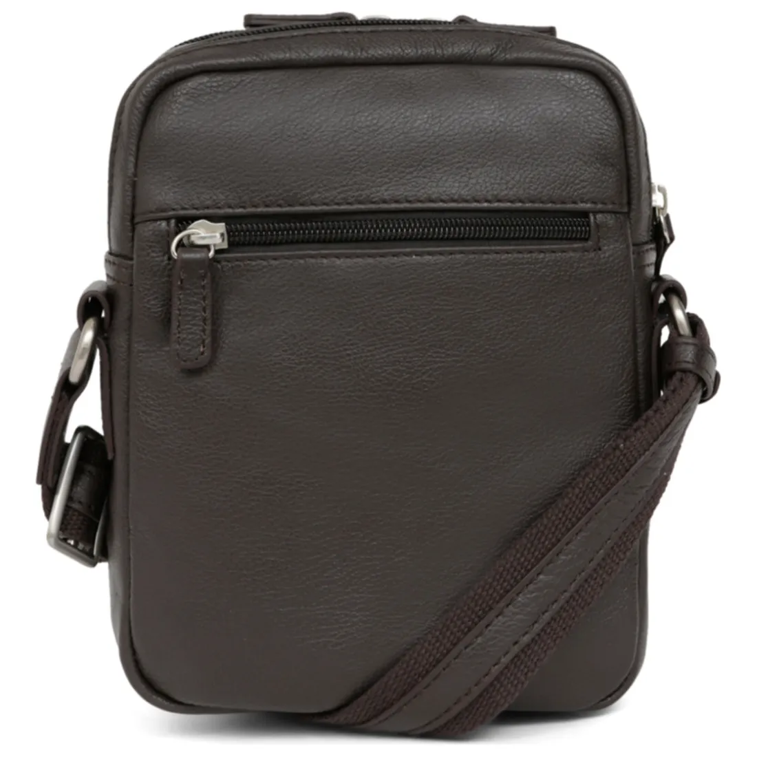 Sacoche Cuir CONFORT Marron foncé Nate