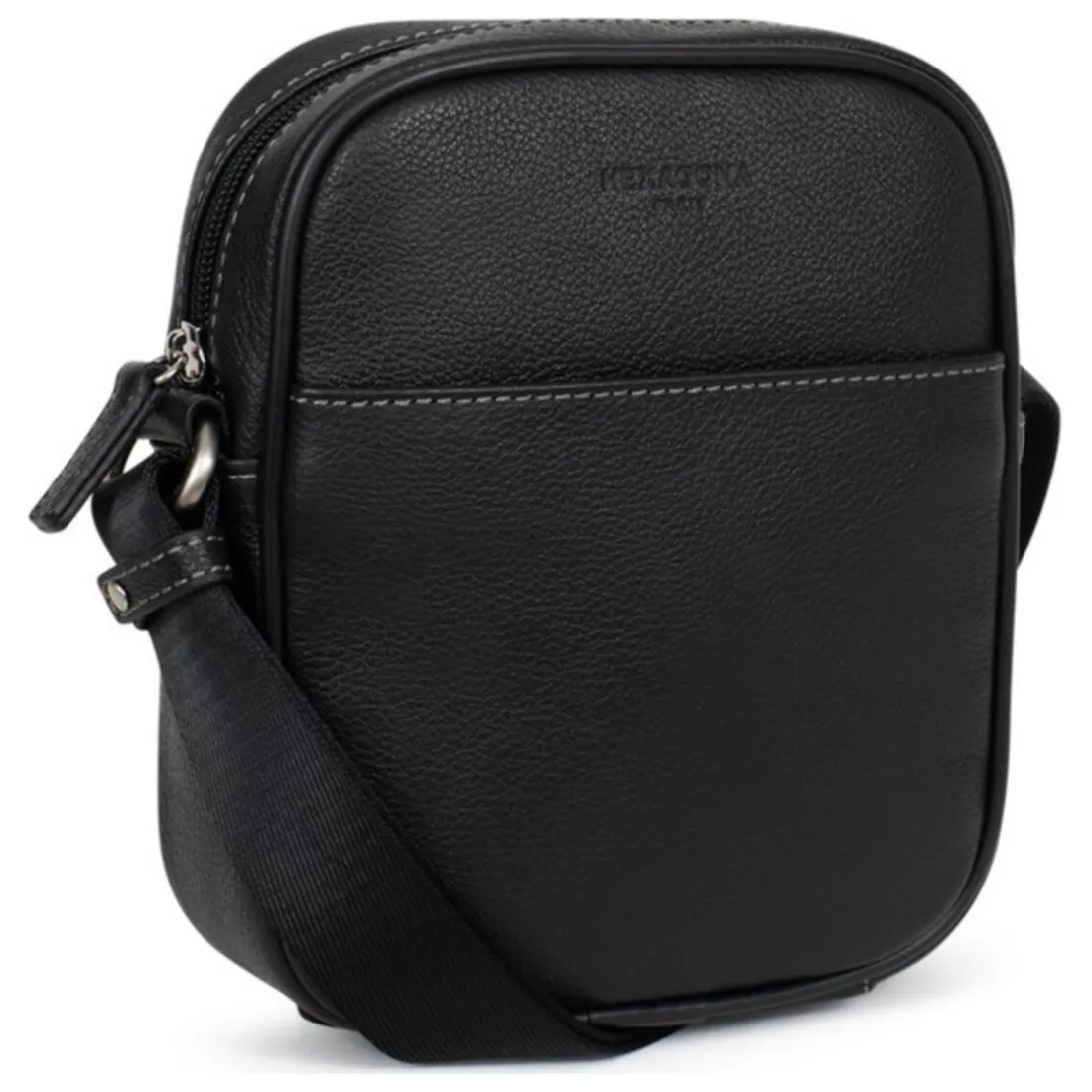 Sacoche Cuir CONFORT Noir Sal