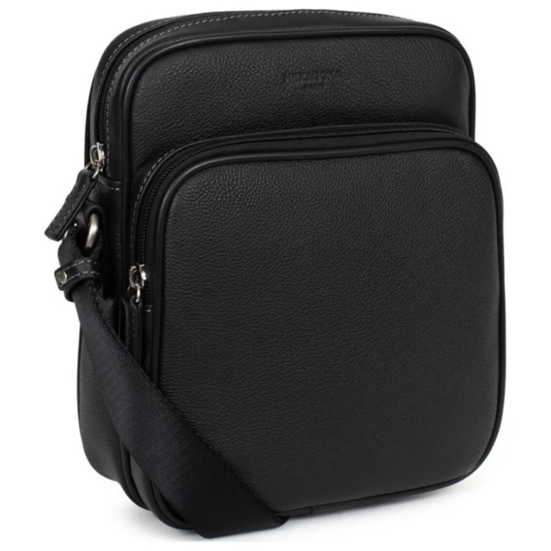 Sacoche Cuir CONFORT Noir Ivy