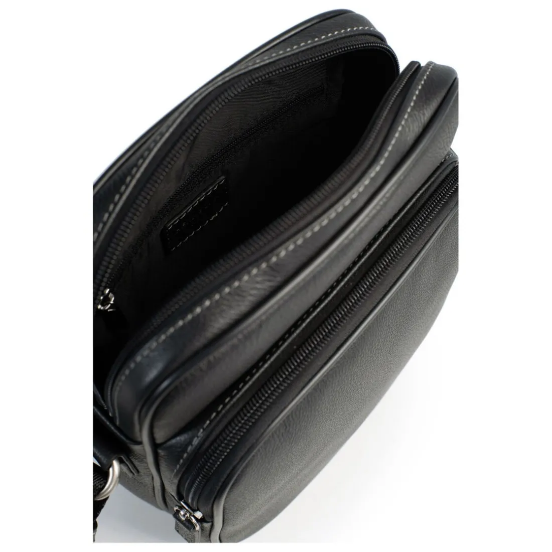 Sacoche Cuir CONFORT Noir Ivy