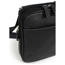 Sacoche Cuir CONFORT Noir Ivan