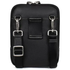 Sacoche Cuir CONFORT Noir Dylan
