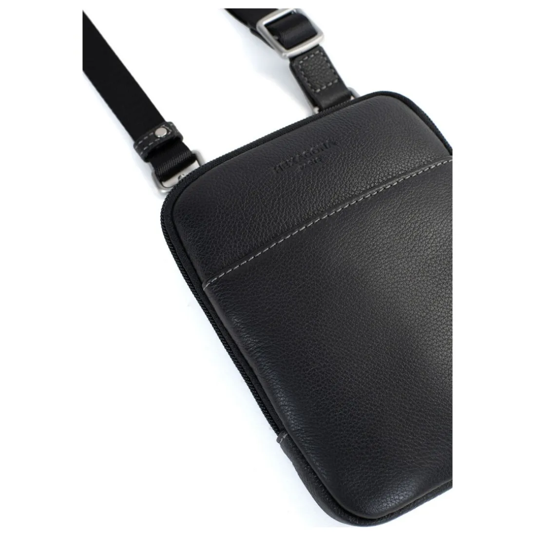 Sacoche Cuir CONFORT Noir Dylan