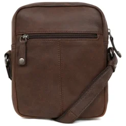 Sacoche Cuir INSTINCT Marron Aaron