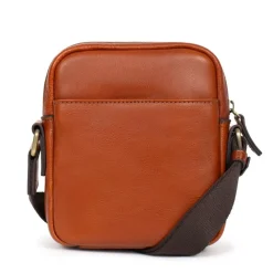 Sacoche Cuir STUART Cognac Ora