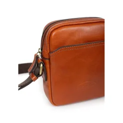 Sacoche Cuir STUART Cognac Ora
