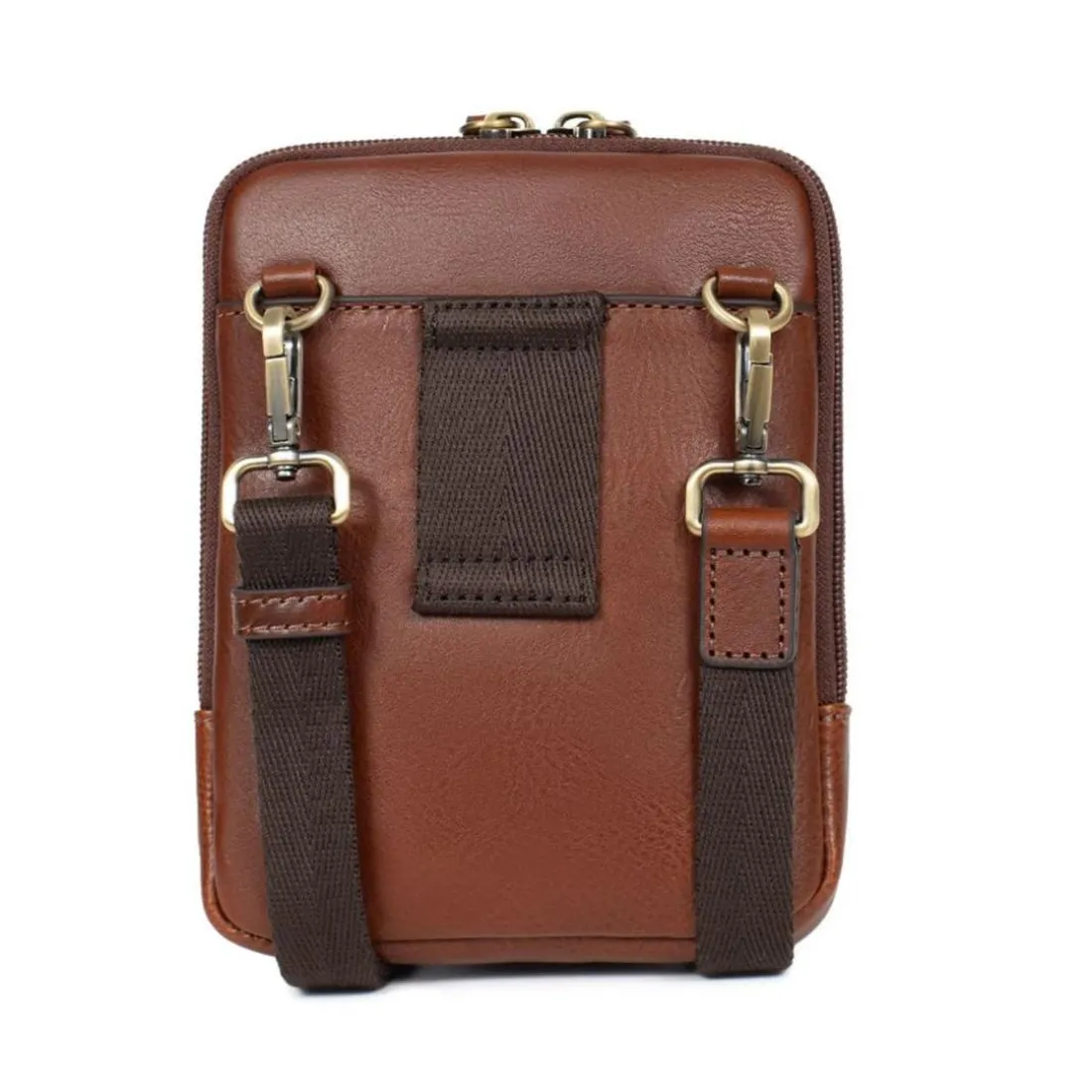 Sacoche Cuir STUART Marron Lise