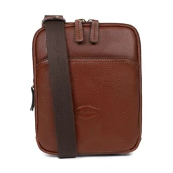 Sacoche Cuir STUART Marron Lina