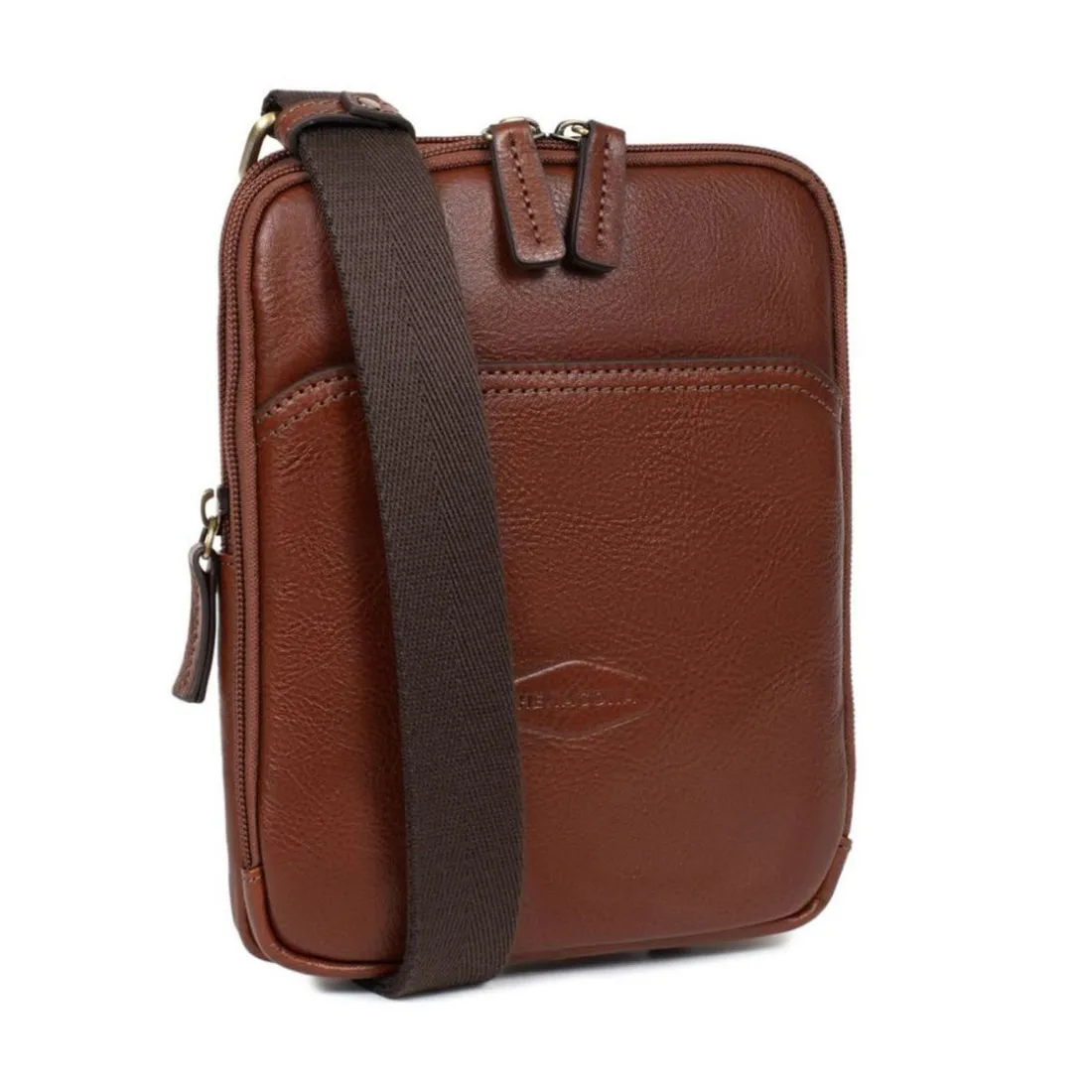 Sacoche Cuir STUART Marron Lina