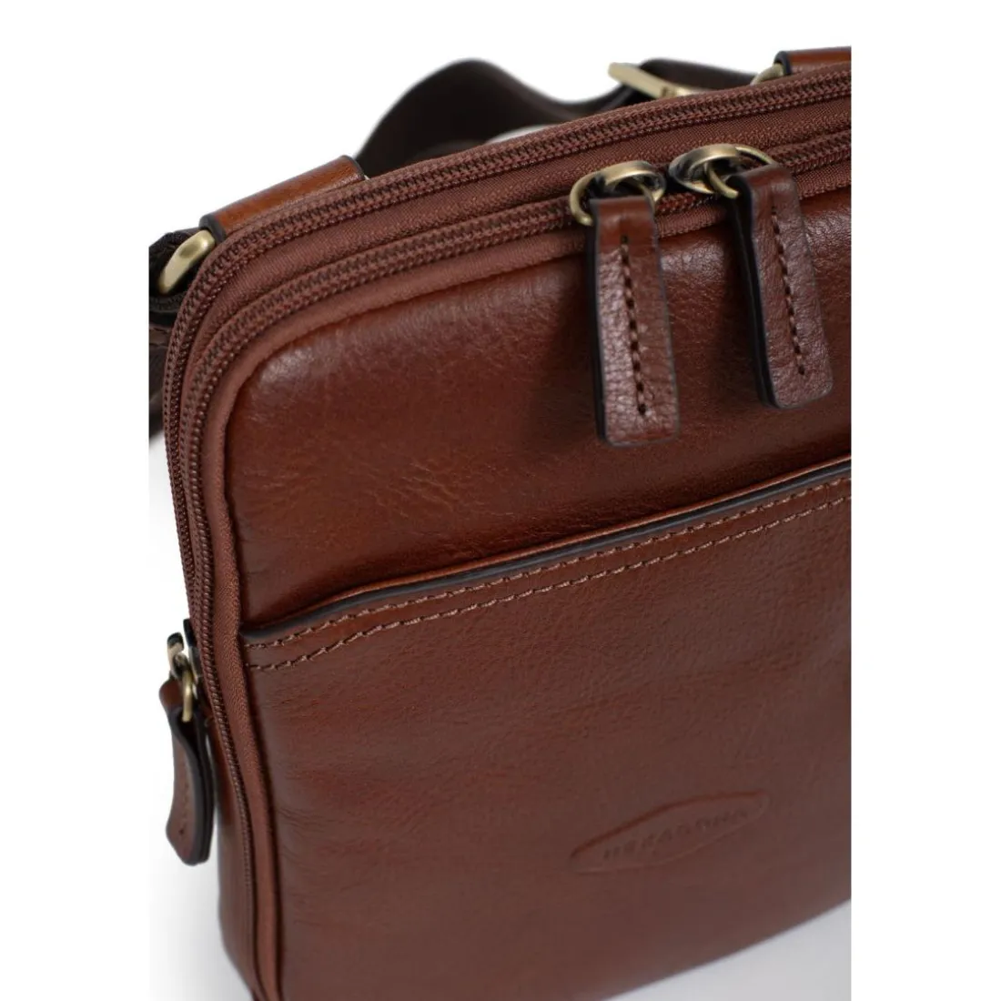 Sacoche Cuir STUART Marron Lina