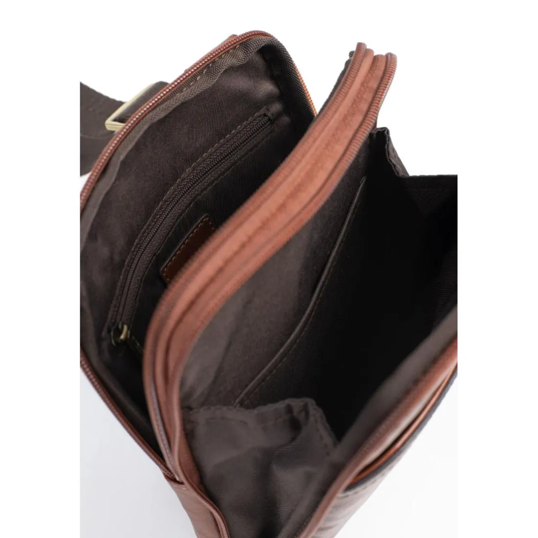 Sacoche Cuir STUART Marron Lina