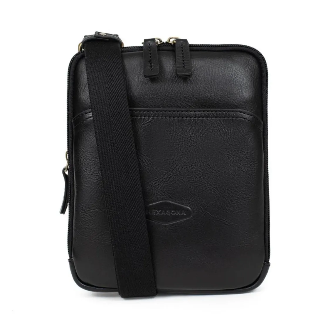 Sacoche Cuir STUART Noir Bree