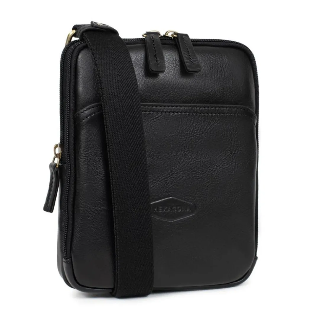 Sacoche Cuir STUART Noir Bree