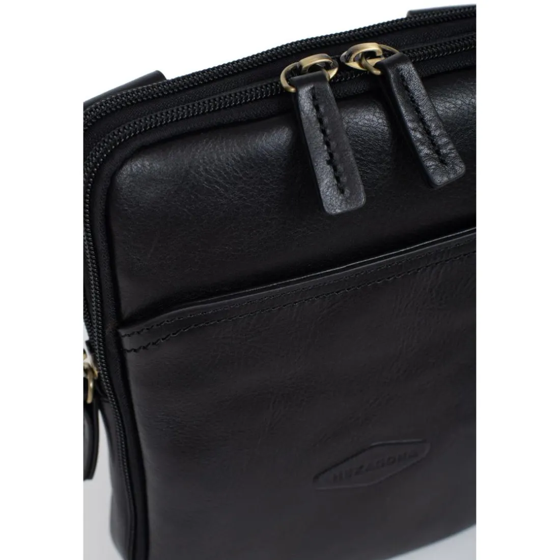 Sacoche Cuir STUART Noir Bree