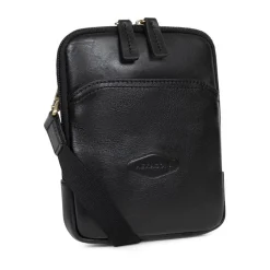Sacoche Cuir STUART Noir Olia