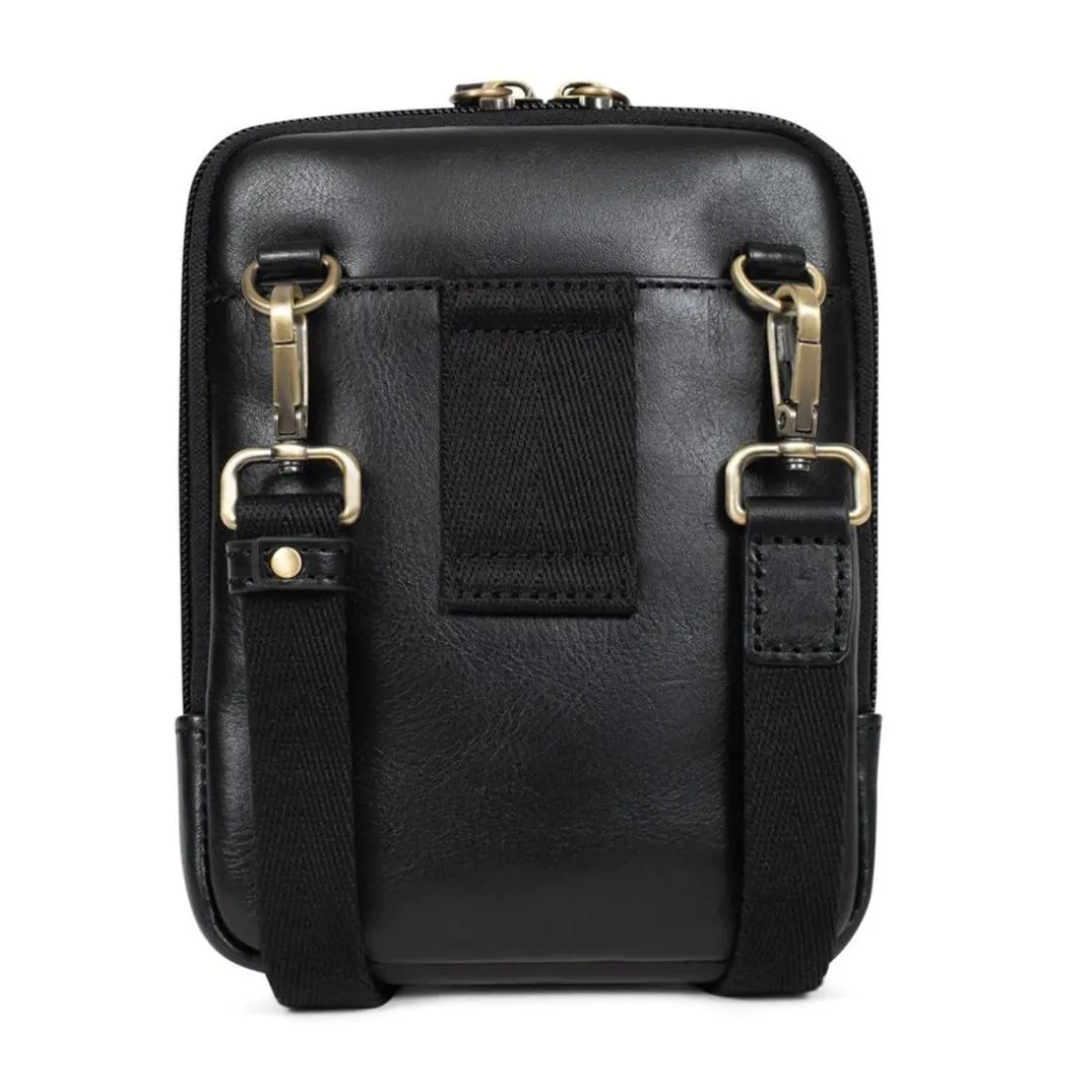 Sacoche Cuir STUART Noir Olia