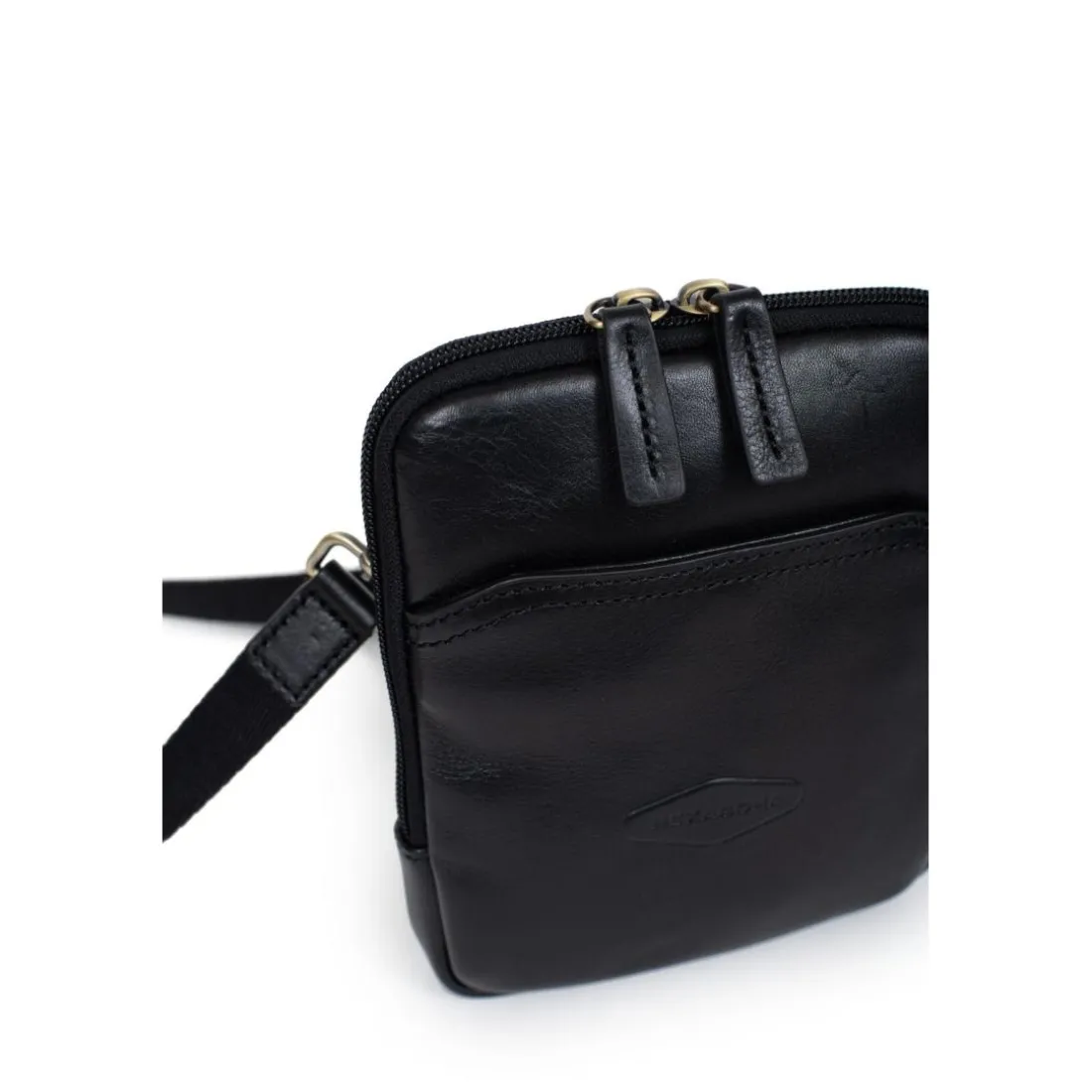 Sacoche Cuir STUART Noir Olia