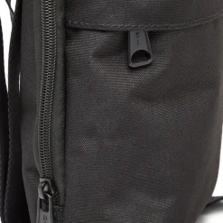Sacoche homme en polyester noir