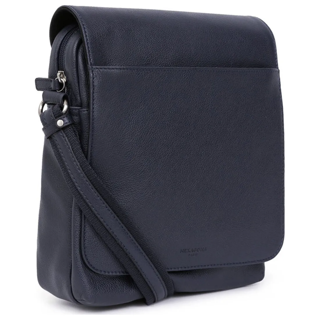Sacoche tablette Cuir CONFORT Marine