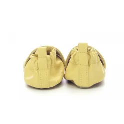 Salome Bebe Mixte en cuir jaune clair