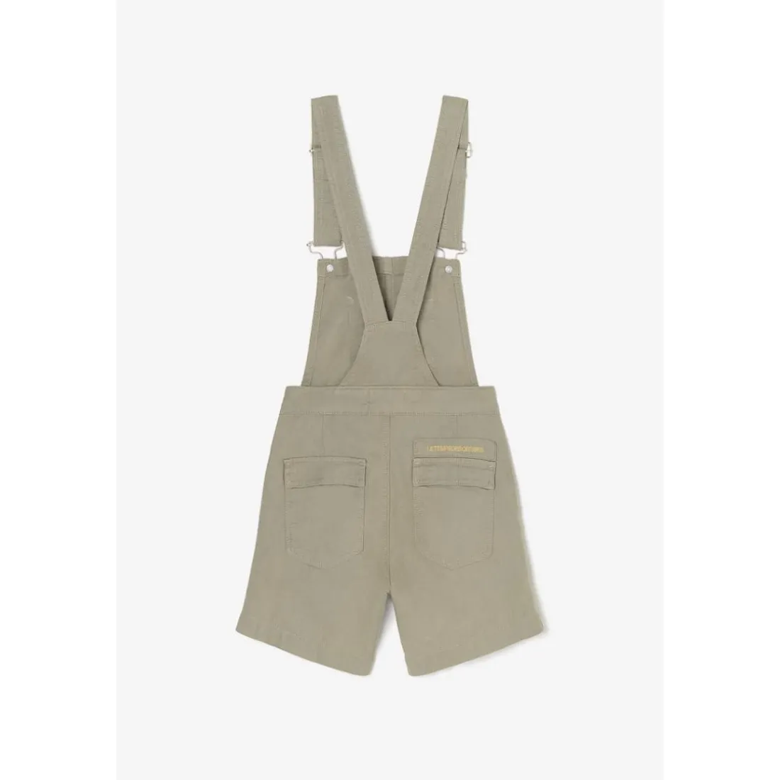 Salopette fille, MARCIA blanc Pey en coton